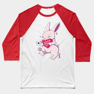 Hoppy Valentine's day bunny pun Baseball T-Shirt